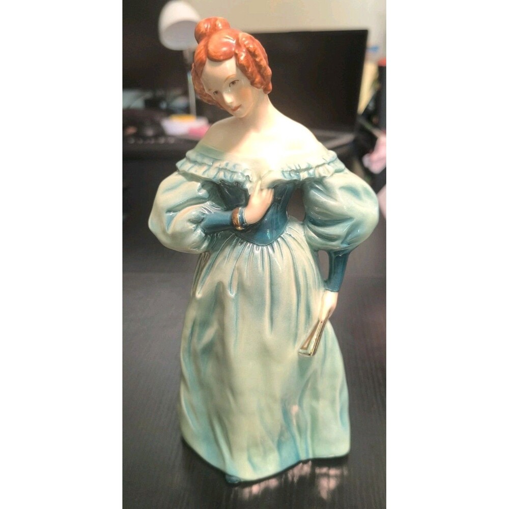 Vintage Goebel Demure Elegance Figurine 1835 Fashion Lady Dress 16 285 W Germany
